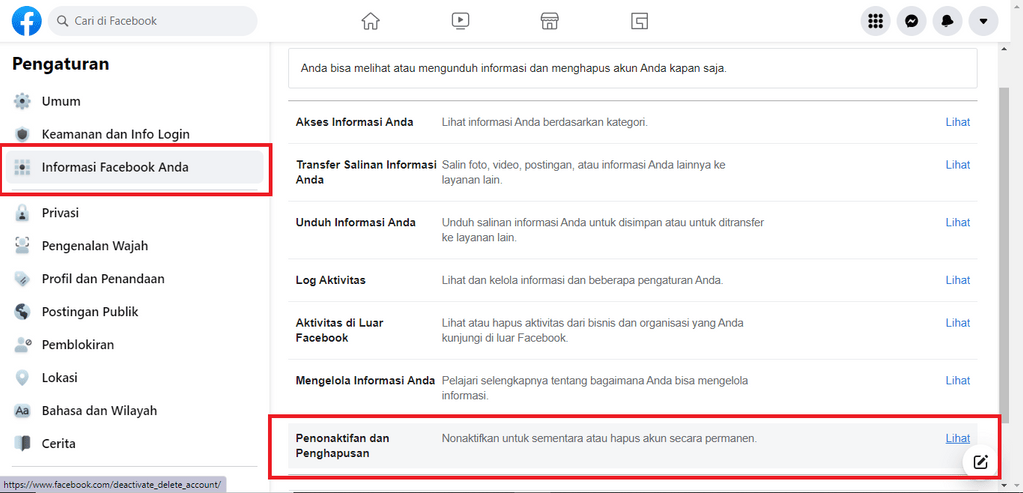 Cara Menghapus Akun Facebook (FB) Secara Permanen Dan Sementara - Blog ...